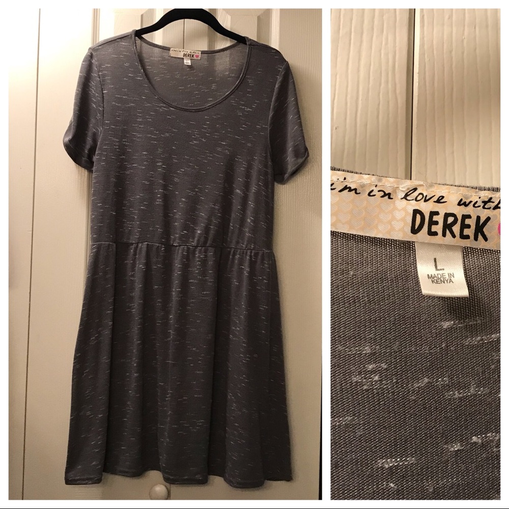 [Size L] Heathered Gray Casual & Comfy Dress.